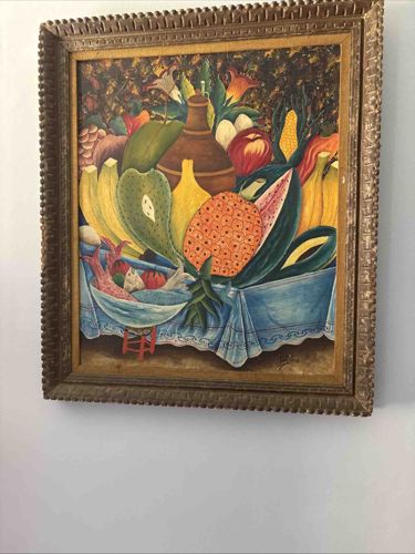 Tropical Still Life with Fruits and Pot