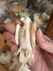 Alaskan Native Carved Eagle Figure