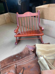 Miniature Wooden Rocking Chair
