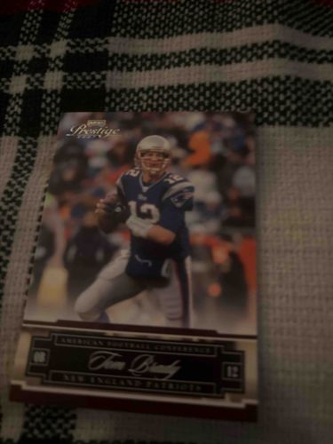 2007 Panini Prestige Tom Brady Football Trading Card #112