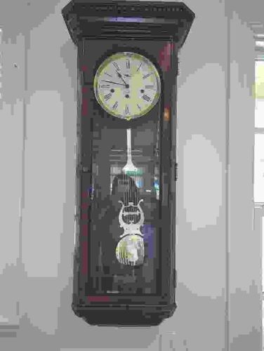 Vienna Regulator Style Wall Clock