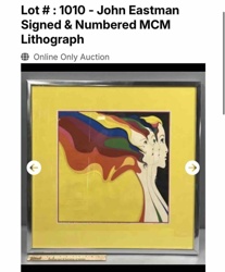 John Eastman Signed & Numbered MCM Lithograph