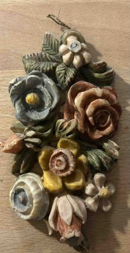 Mixed Floral Snail Shell Wall Decor