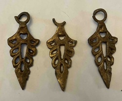 Foliate Cast Metal Pendants / Adornments