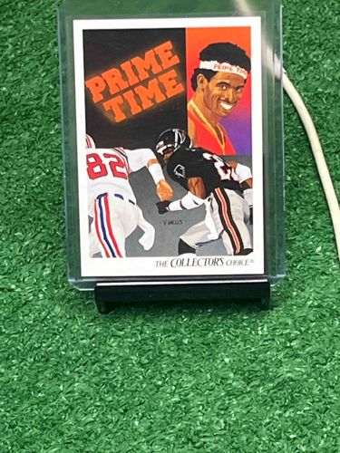 1994 Upper Deck Collector's Choice Deion Sanders 'Prime Time' Art Card #385