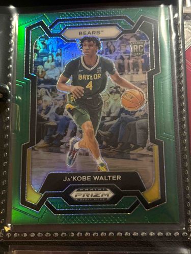Ja'Kobe Walter Panini Prizm Green Foil Rookie Card