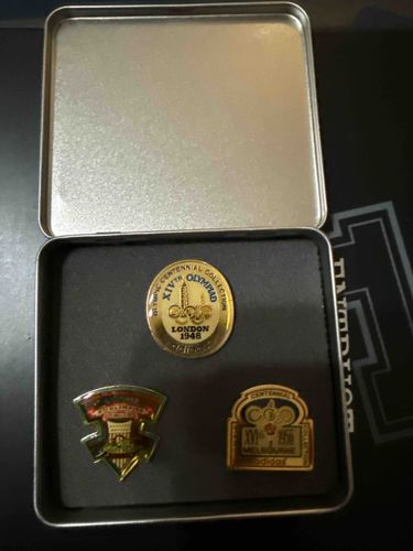 Adidas Olympic Centennial Pin Collection (1948 London and 1956 Melbourne)