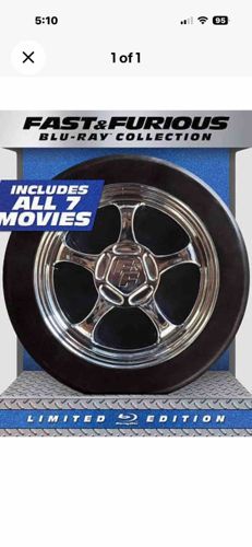 Fast & Furious Blu-Ray Collection: Limited Edition (All 7 Movies)