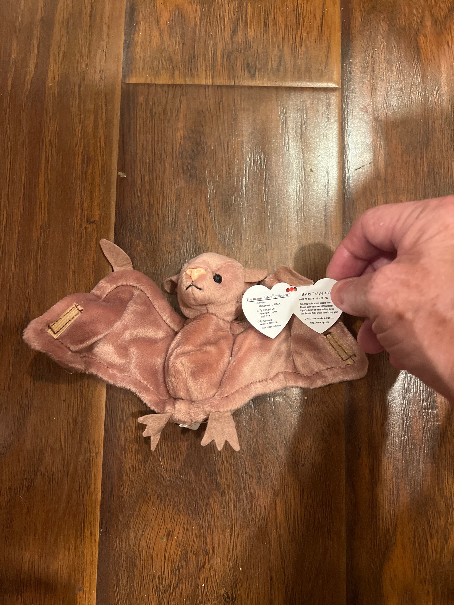 Submitted photo of Ty Beanie Babies Batty (not authenticated)