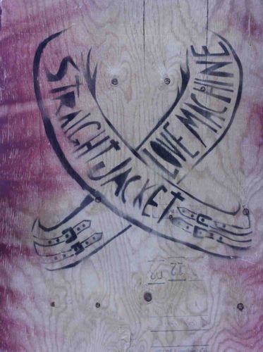 Stencil Art on Plywood Panel