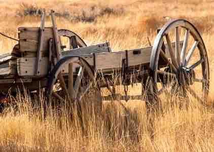 Antique Wooden Farm Wagon
