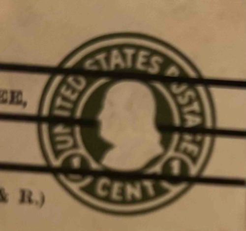 United States 1 Cent Postage Stamp