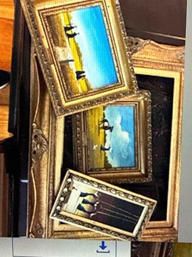 Collection of Miniature Framed Landscape Paintings