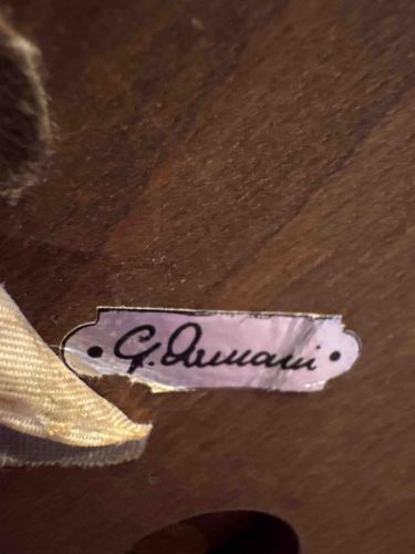 Giuseppe Armani Figurine with Original Wood Base and Foil Label