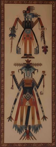 Native American Kachina Figure Art Print
