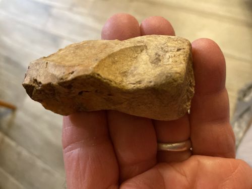 Lower Paleolithic Style Chert Scraper Tool