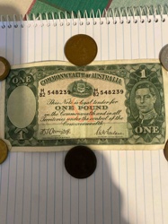 Australian One Pound Banknote