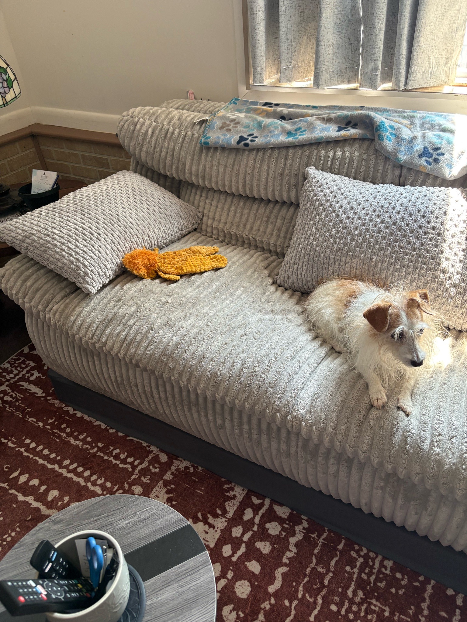Submitted photo of Corduroy Living Room Sofa
