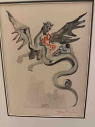 Surreal Creature with Figures