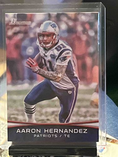 2010 Bowman Aaron Hernandez Rookie Card #160