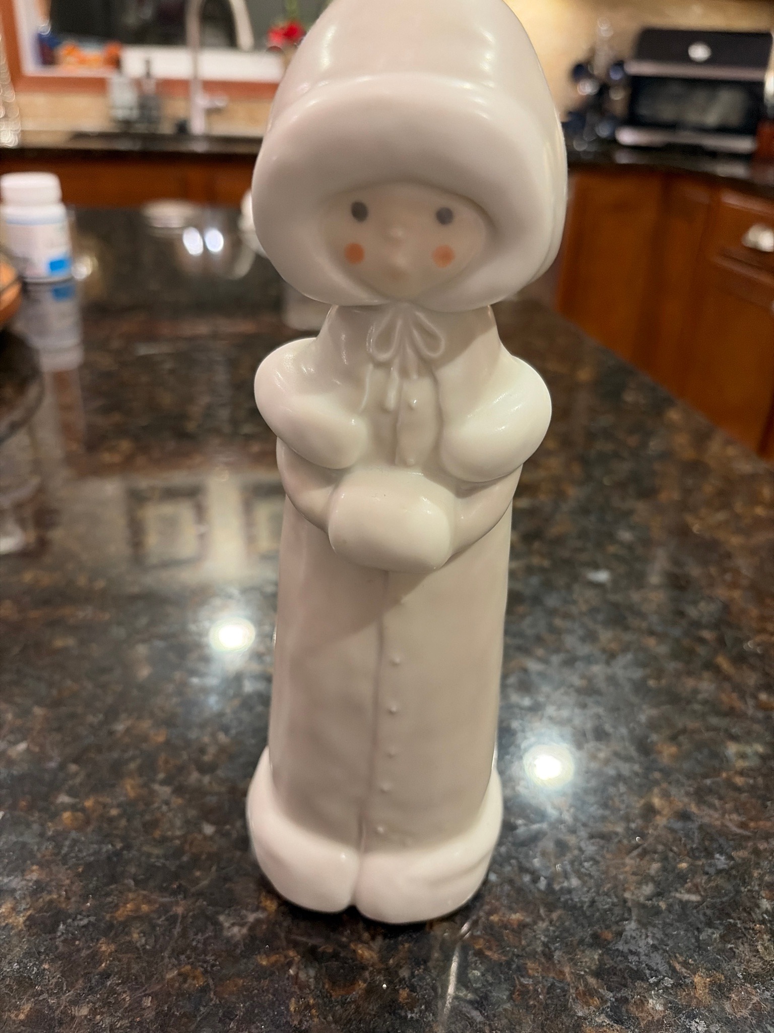 Submitted photo of Ceramic figurine of a hooded figure