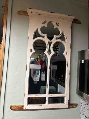 Gothic Revival Tracery Wall Mirror