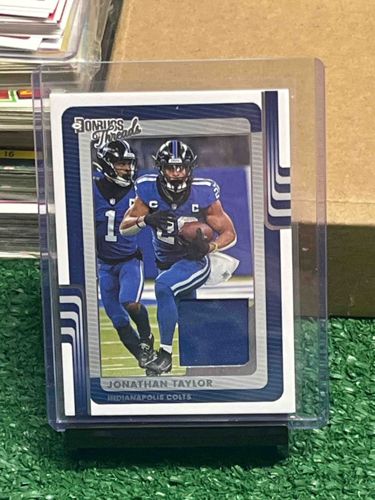 2022 Panini Donruss Threads Jonathan Taylor Jersey Card