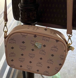 MCM Visetos Crossbody Camera Bag