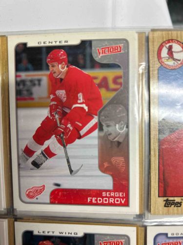 Sergei Fedorov 1999-00 Upper Deck Victory Hockey Card