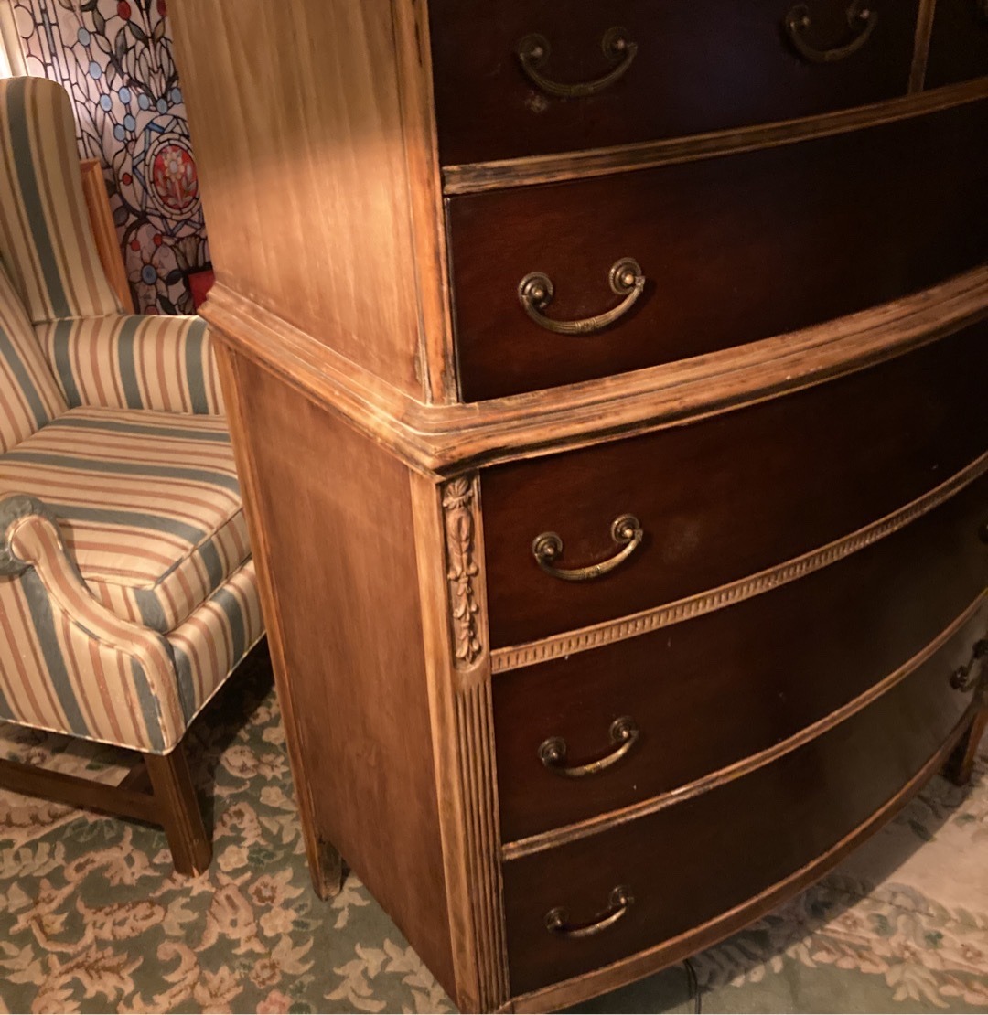 Submitted photo of Federal style mahogany chest of drawers