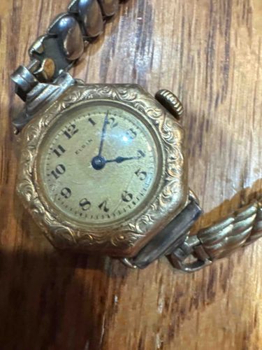 Vintage Elgin Art Deco Hexagonal Lady's Wristwatch