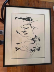 Al Hirschfeld Limited Edition Print of Female Figures