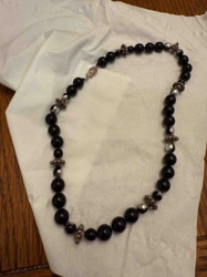 Multi-Bead Necklace with Ornate Spacers