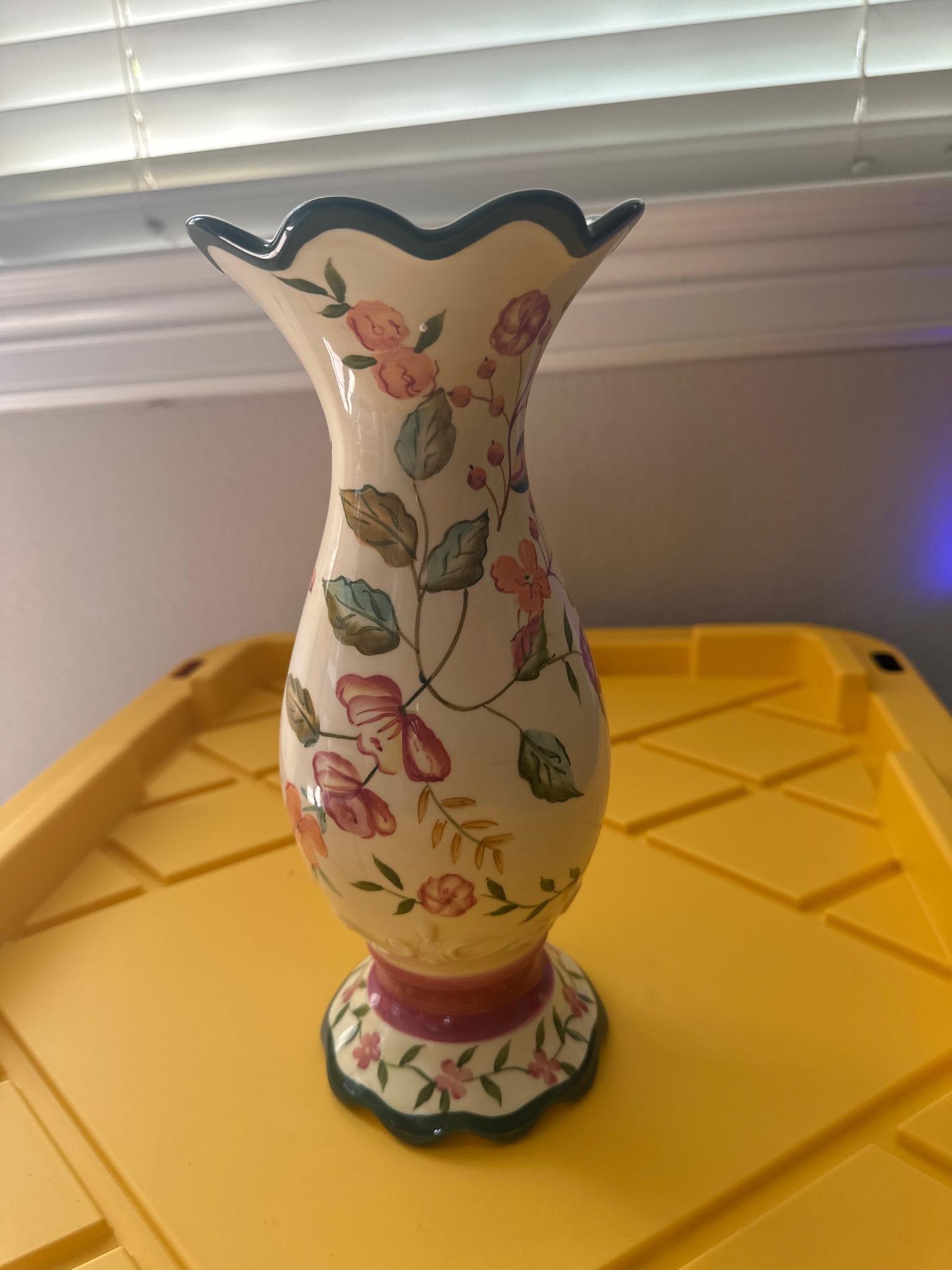 Submitted photo of Hand-painted ceramic vase