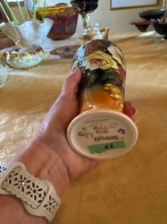 Ceramic Floral Decorated Vase/Mug