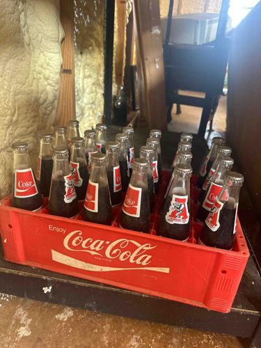 Vintage Coca-Cola Crate with Full Bottles