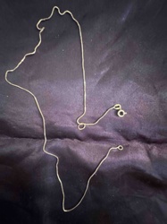 Silver-Toned Box Link Chain Necklace
