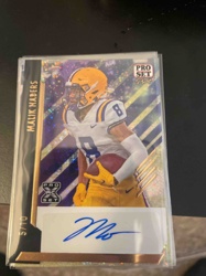 Malik Nabers Signed Rookie Card - Pro Set Pure