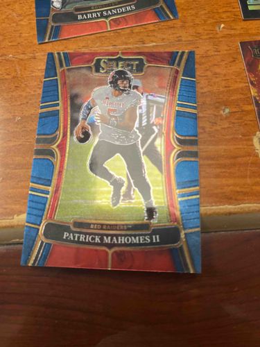 Patrick Mahomes II 'Select' Red Raiders Football Trading Card