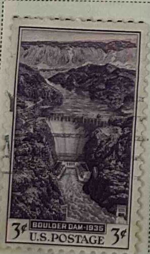 Boulder Dam - 1935 U.S. Postage Stamp