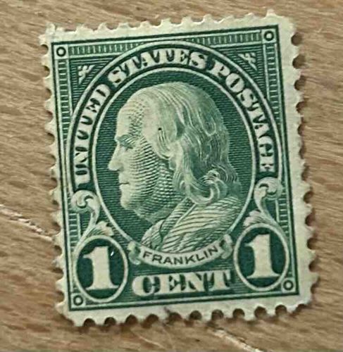 1 Cent Benjamin Franklin US Postage Stamp
