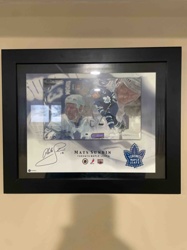 Mats Sundin Signed and Framed Toronto Maple Leafs Memorabilia