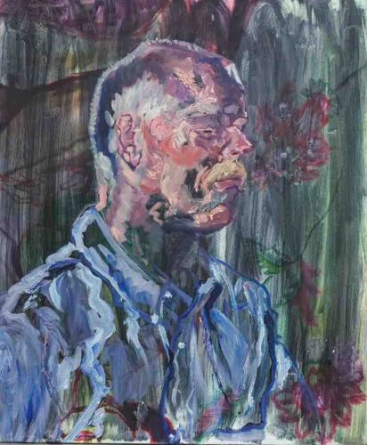 Modern Expressionist Male Portrait (Untitled)