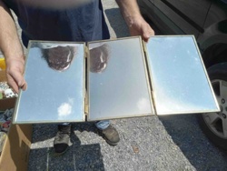 Vintage Tri-Fold Vanity Mirror
