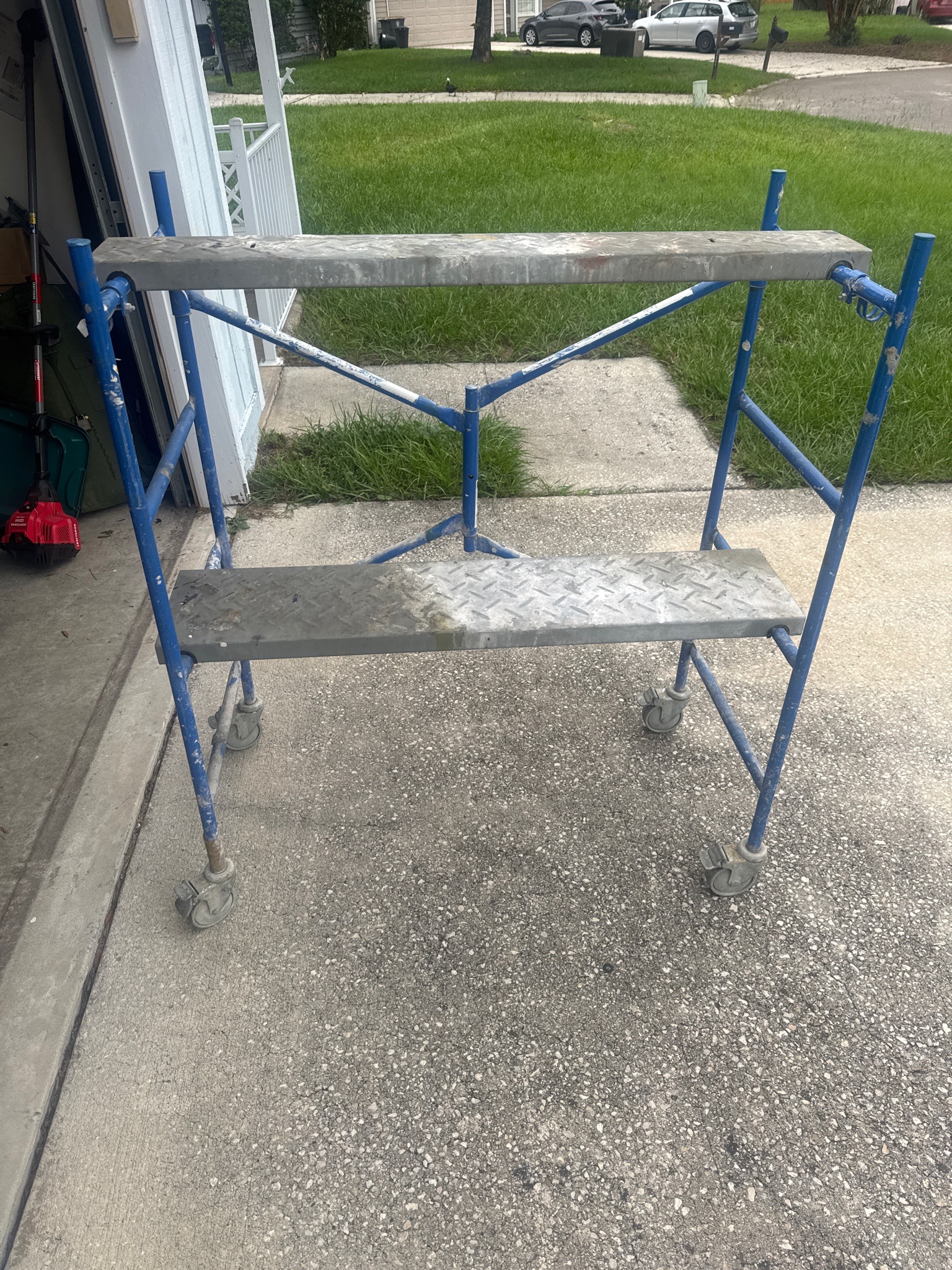 Submitted photo of Portable rolling scaffolding tower