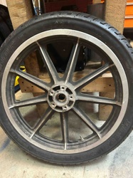 Motorcycle Mag Wheel with Dunlop Tire