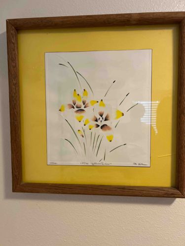 'The Yellow Irises' Limited Edition Art Print