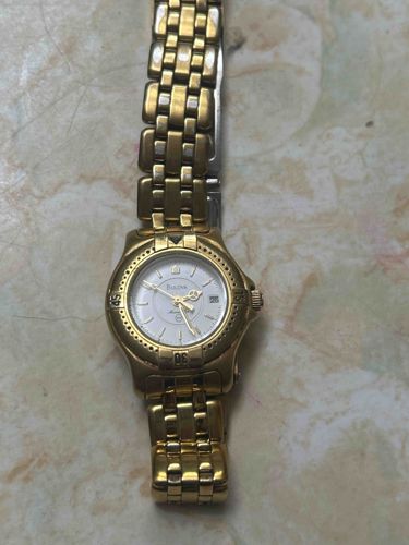 Bulova Women's Gold-Tone Dive-Style Quartz Watch