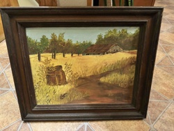 Rural Landscape Painting by V. Roane