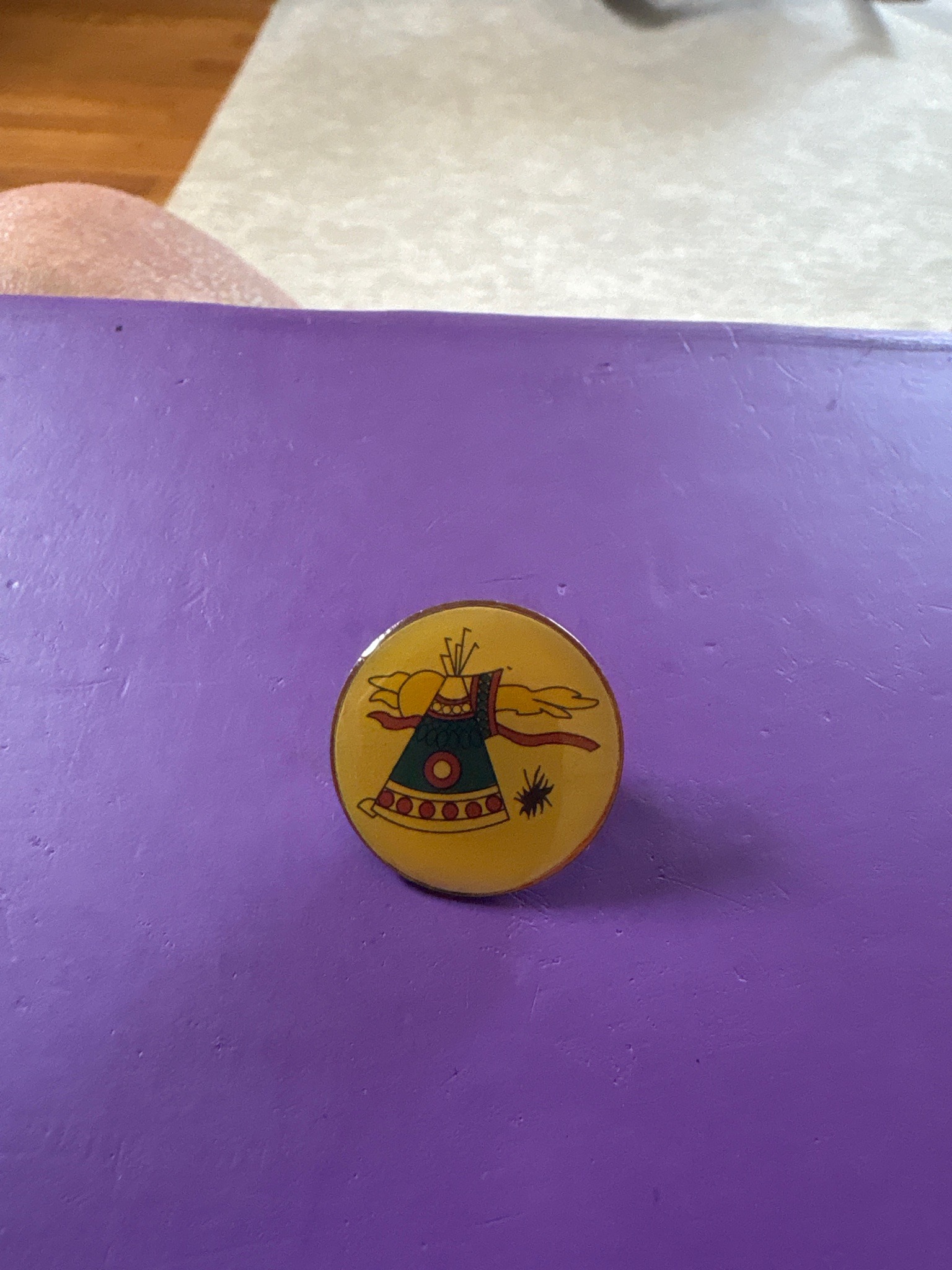 Submitted photo of Enamel Lapel Pin